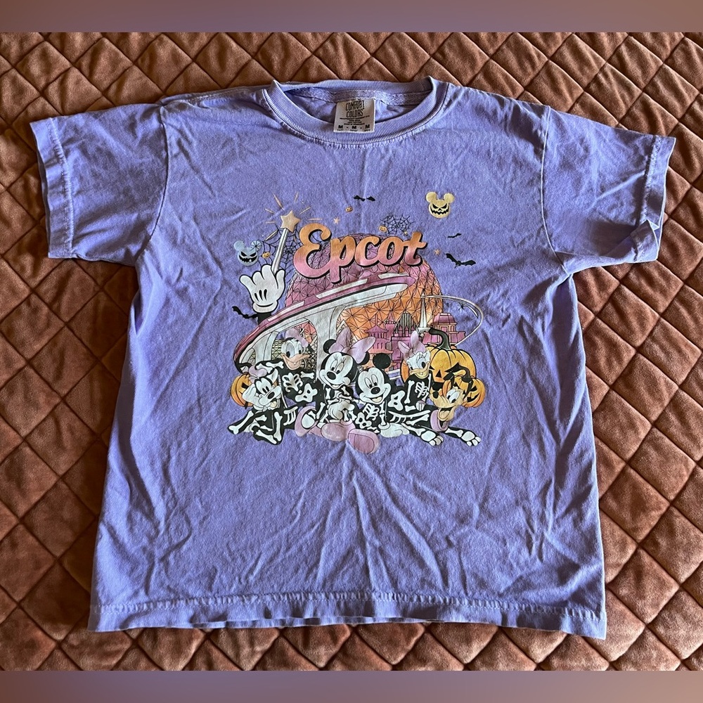 Comfort Colors Disney World /Epcot Halloween T-shirt only worn once